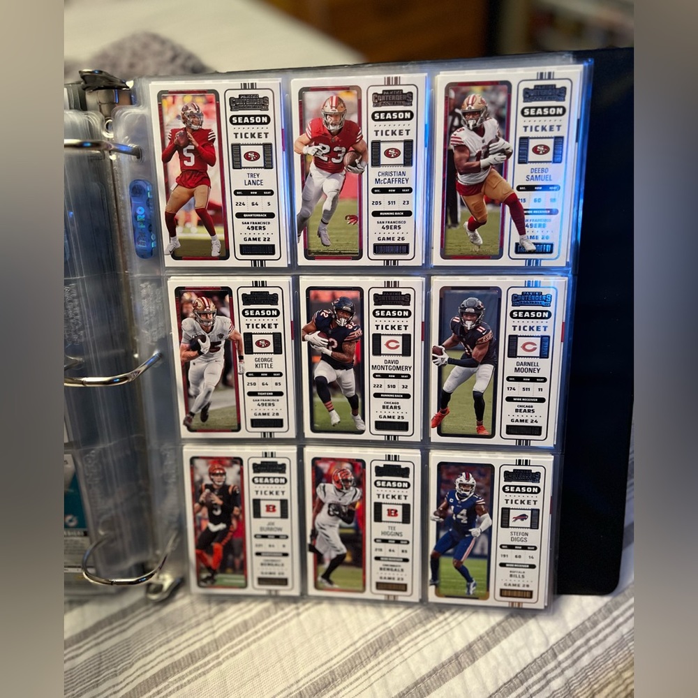 2022 Panini Contenders Football Cards & Sleeves